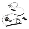 Call Center Headset H1000 RJ9 Crystal Head Earhook Cordless Phone Headset Noise Cancelling Rear-Mount Headphones with Mic for Phone Calls (No Adapter)