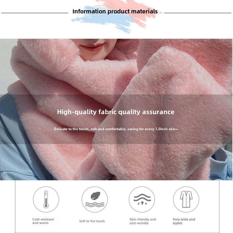 Осенне-зимняя шапка-медведь, женский комплект из четырех предметов: шарф и перчатки, милая теплая шапка, детская плюшевая шапка, защищающая от холода и ветра