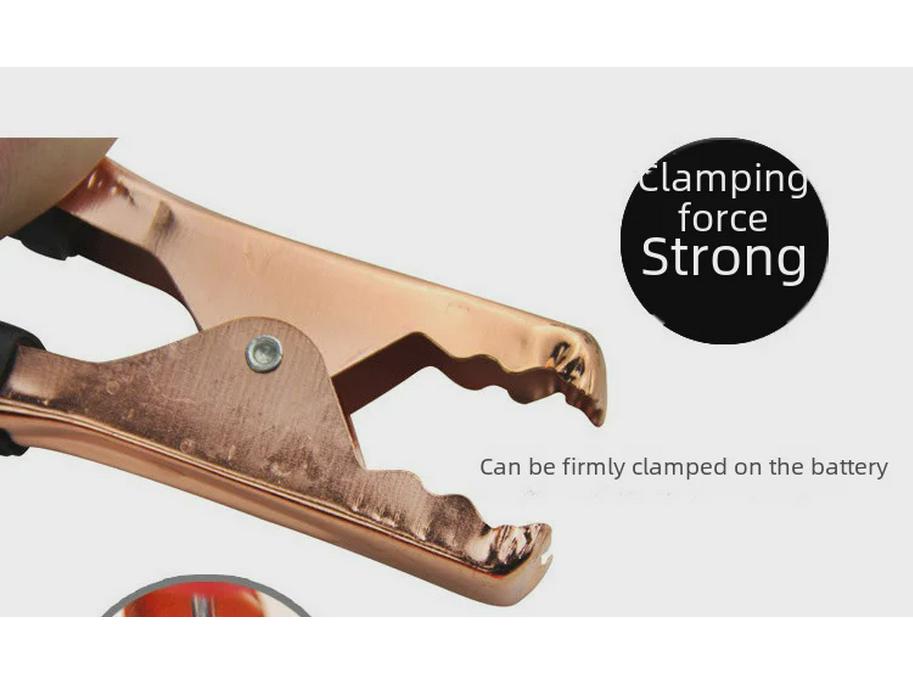 Кабель для подключения аккумулятора автомобиля повышенной прочности 500 А с зажимом Fire Wire