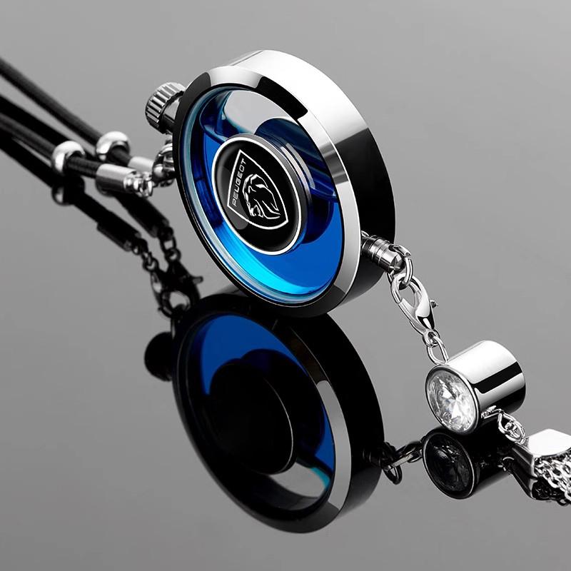 Car Perfume Badge Pendant Air Freshener Hanging Diffuser For Peugeot 5008 408 308 Landtrek 208 2008 3008 Rifter 508 301 108 608