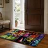 Floor Mat Soft Flannel Rug Non Slip Absorbent Mat for Bathroom Bedroom Home Decor Anime J JoJos Bizarre A Adventure