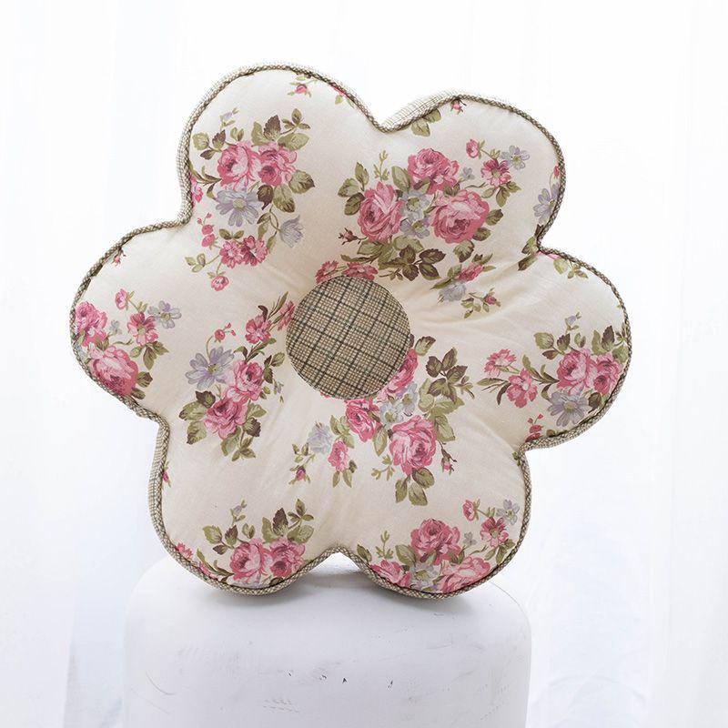 Корейская подушка с цветком сливы: Подушка для сна из 100% хлопка для офиса и спальни