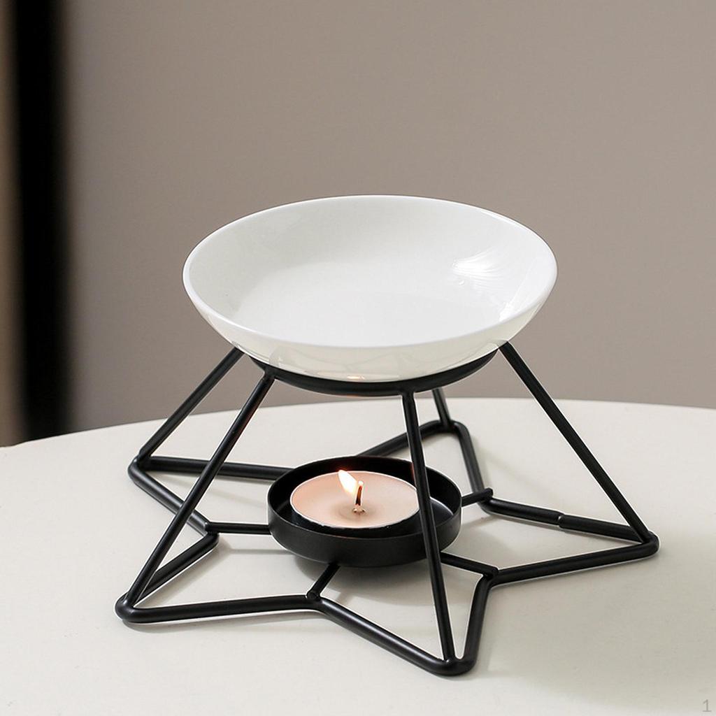 Аромалампа для эфирных масел, простая в использовании, подарок на день рождения, подставка для чайной свечи для медитации, настольная