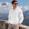 Drawstring Hooded Sweatshirt for Running Men's Quarter Zip Up Hoodies, Long Sleeve Sweatshirt, Comfortable Streetwear Autumn Winter Casual Fall