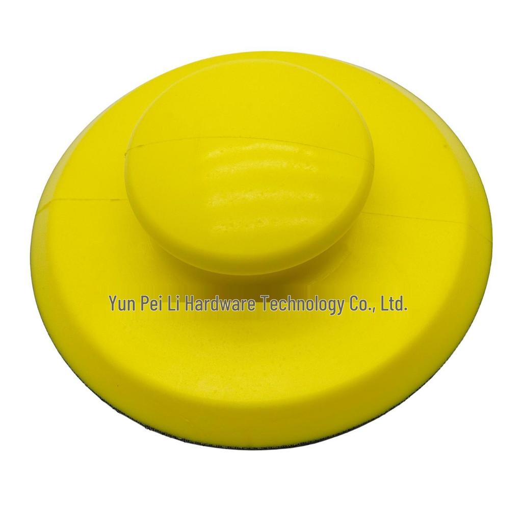Round Hand Sanding Pad with Self-Adhesive Sandpaper for Car Polishing and Cleaning