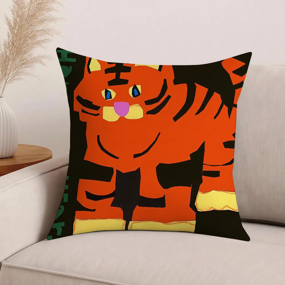G-Ga-Ae Cartoon Jungle animal cute Pillow Case Office Cushions Suitable For Sofa Car Bedroom Decorative Cushion Cover