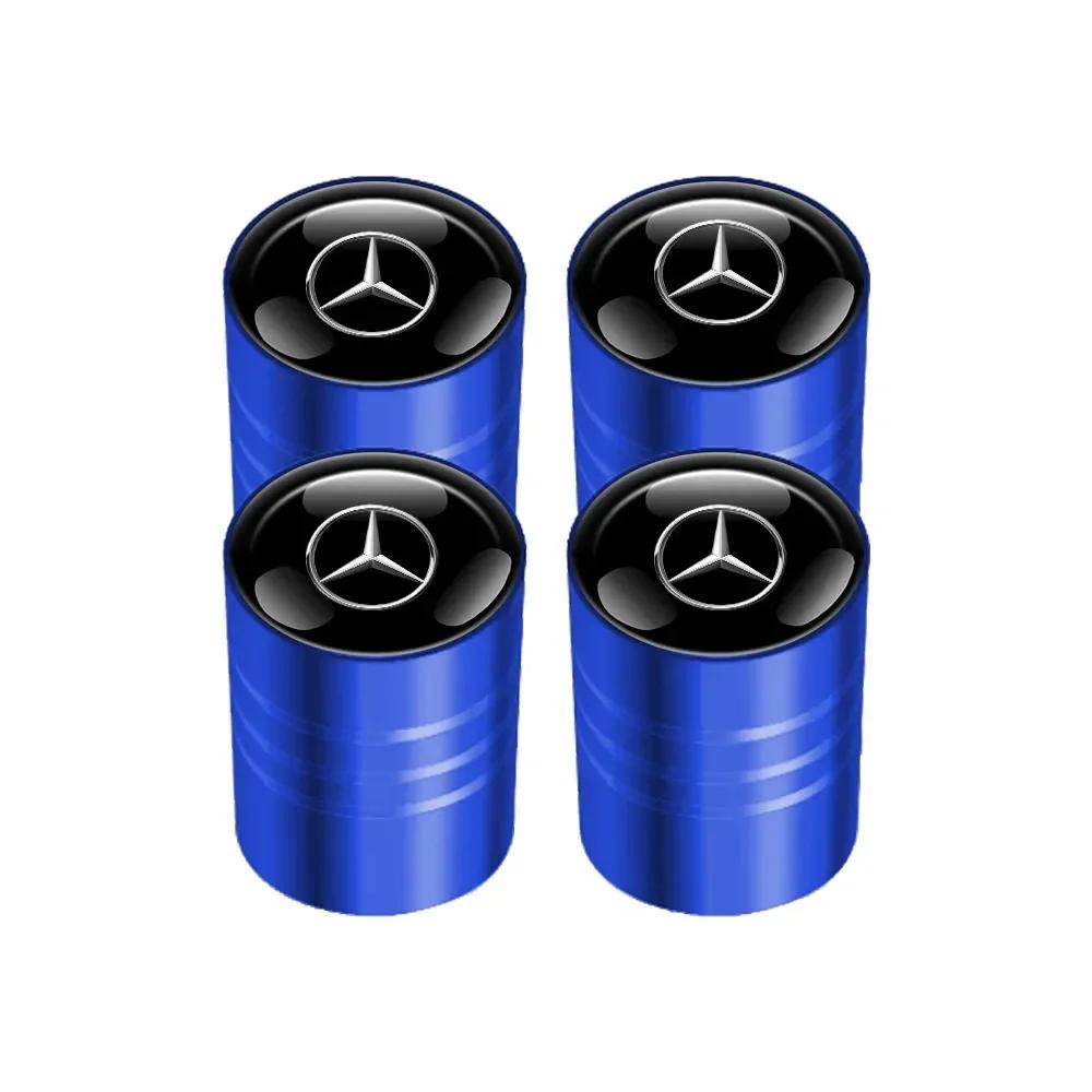 Автонаклейка 2025 Горячая Для Mercedes Benz 4шт Колпачки Клапанов Колес Автомобиля Колпачки Воздушных Штоков Для Mercedes Benz W203 W204 W205 W 206 W21