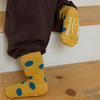 DAILYLIKE Daily Dot Rib Kids Socks 6-Pack Korean Ribbed Children Socks