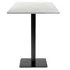 60 X 60 Cm High Table - Milan Model, Paros Marble