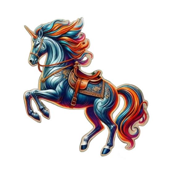 Подвеска Лошадь Акриловая 2D Реалистичная Подвеска Лошадь с Петлей для Подвешивания Украшение для Интерьера Автомобиля Подвеска для Подвешивания на Рождественскую Елку