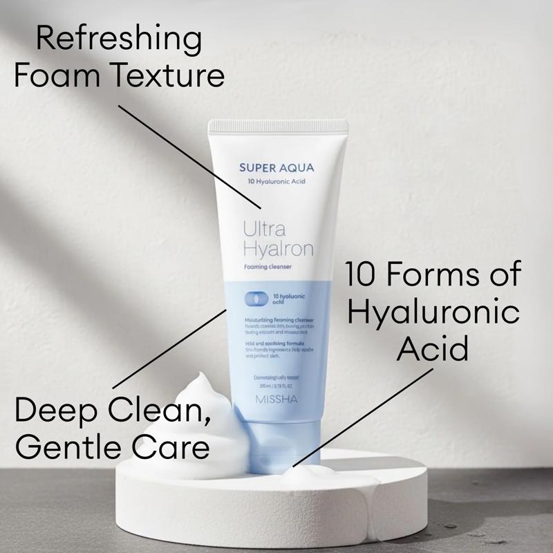 MISSHA Super Aqua Ultra Hyalron Пенка для умывания 200 мл
