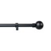Curtain Rod Stor Planet Cintacor Sphere 160-300 Cm Black Metal