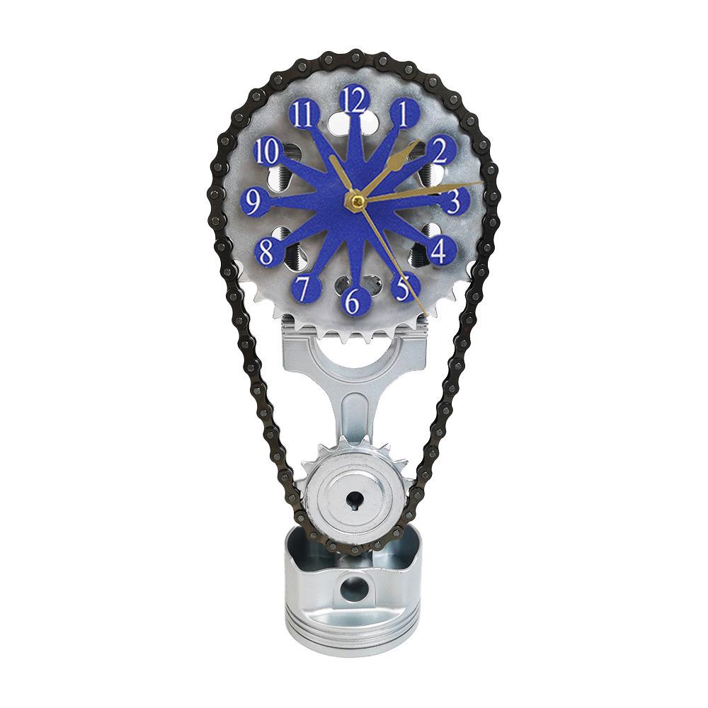 Креативные настольные часы с вращающимися шестернями и USB