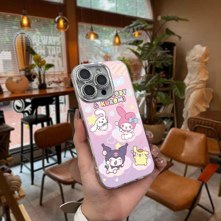 Милый серебристый чехол Hello Kitty для Apple 16