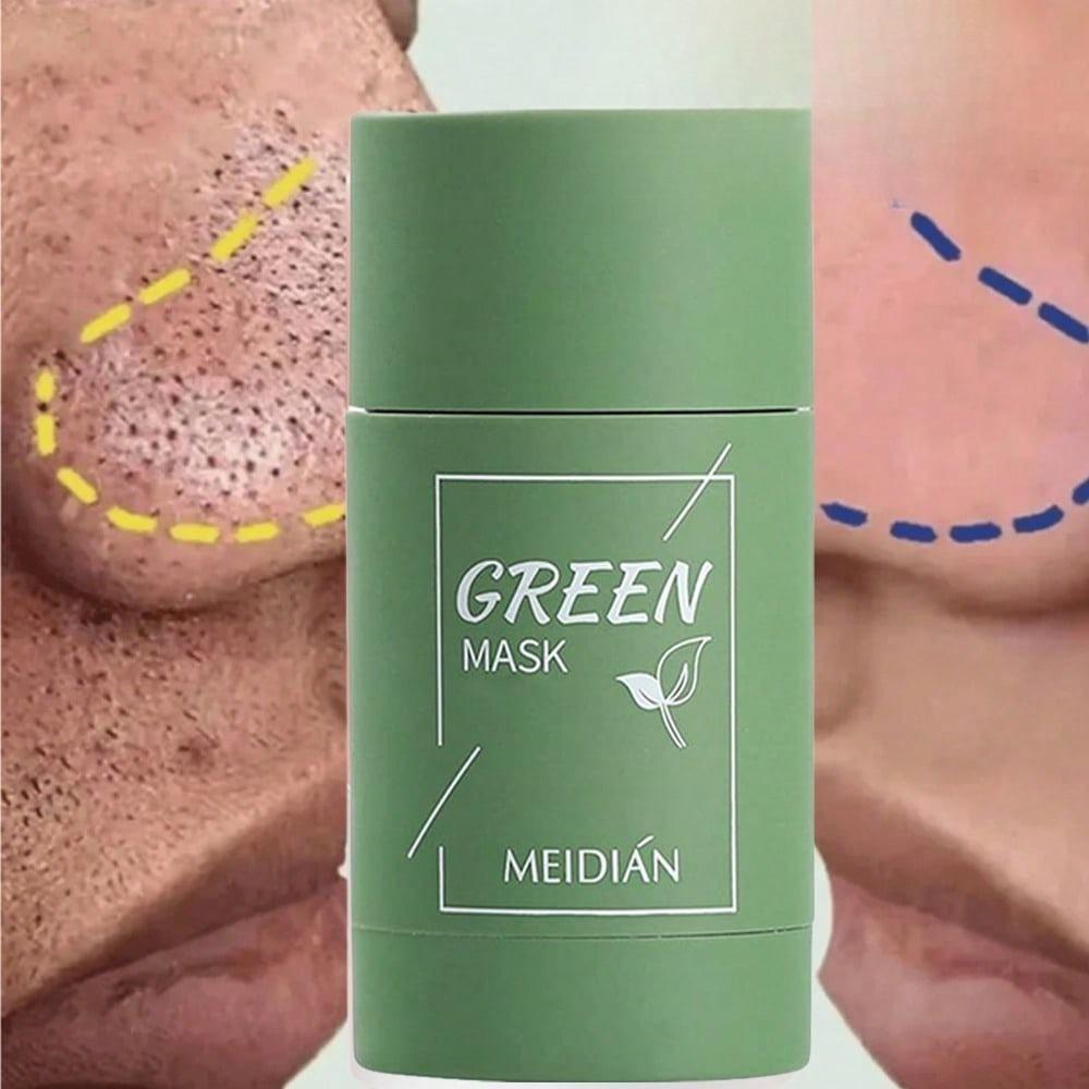 Green Tea Clay Face Mask Sticks - Hypoallergenic Facial Clay Mask Sticks With Green Tea Extract, Oil Control And Moisturizing, Deep Cleansing