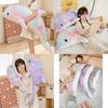 Rainbow Dolphin Plush Toy With Sleep Pillow For Kids Bedtime And Play