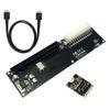 Xiwai Oculink Data Cable Card PCI Express To Host Adapter for GPD Win Max2 External Graphics Card SSD SFF-8611 PCI-E 3.0 - M.2 M-Key SFF-8612 &