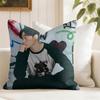 Kpop AAteez CChoi San Cushion Cover Eco Linen Pillow Case DoubleSided Print Breathable Durable Zipper Home Decor Gift