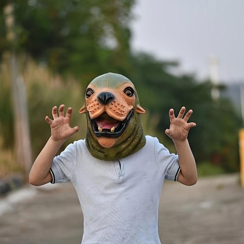Funny seal cute animal headgear masquerade mask
