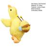 Doll Pendant Multi-functional Hanging Ornaments with Metal Chain Short Velvet Fabric Goose Plush Pendant