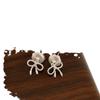 Sweet And Cool Style Pearl Bow Stud Earrings Female Niche Design Sense Simple, Sweet And Exquisite Fashion Versatile Earrings