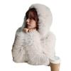 Autumn and Winter New Hooded Imitation Fox Fur Coat Women's Loose and Thin Long Fur Coat Fashion