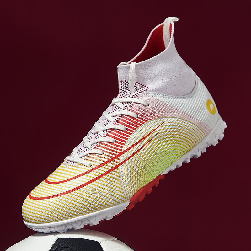 Новые футбольные бутсы на резиновой подошве, сломанные шипы, длинные шипы, студенческие тренировочные игровые бутсы, модные шипы, спортивная обувь