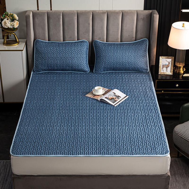 Мягкое постельное белье из хлопка высокого качества, наматрасник, утолщенное стеганое покрывало, эластичные простыни, простыня на подкладке