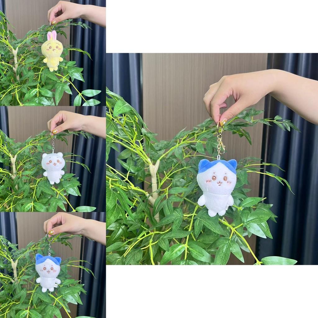 Cute And Cozy Animal Keychains Small Plush Bear Bunny And Cat Perfect For Gifts