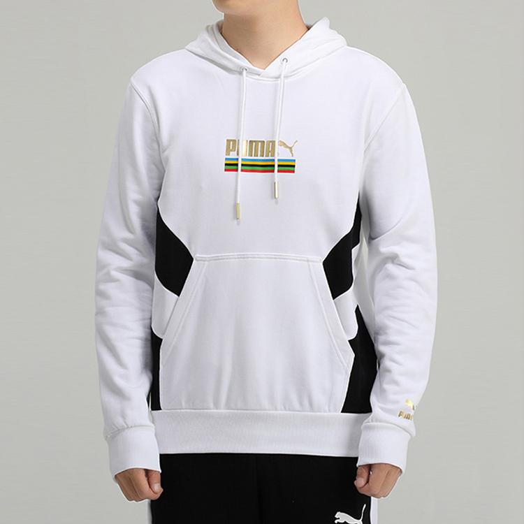 Puma Толстовка с капюшоном Tfs Unity Мужская Белый 599287-02