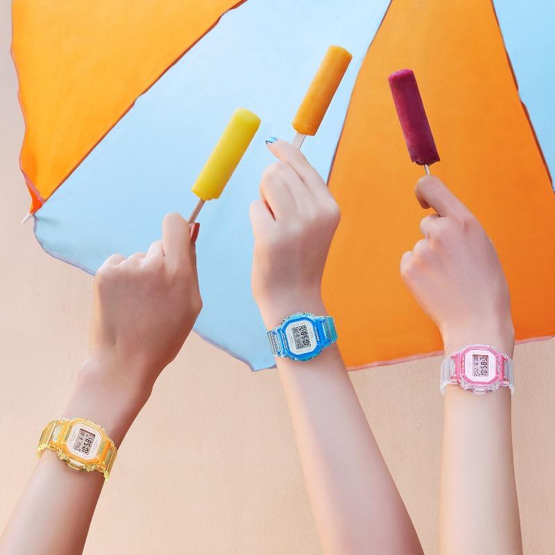 Casio Женские часы Baby-G, смола, водонепроницаемость 100 м, ударопрочность, будильник, кварцевые, BGD-565SJ-9
