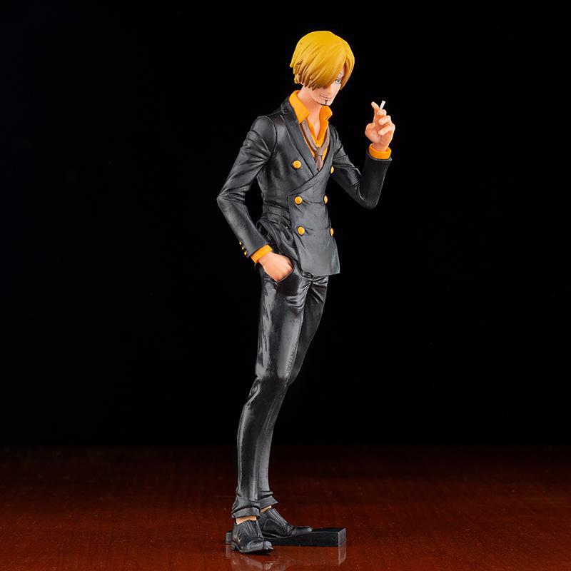 27 см Аниме Фигурка One Piece Винсмоук Санджи Курящий Вставка Grandista ПВХ Фигурки Действия Модель Куклы Игрушки Подарок на День Рождения для Детей