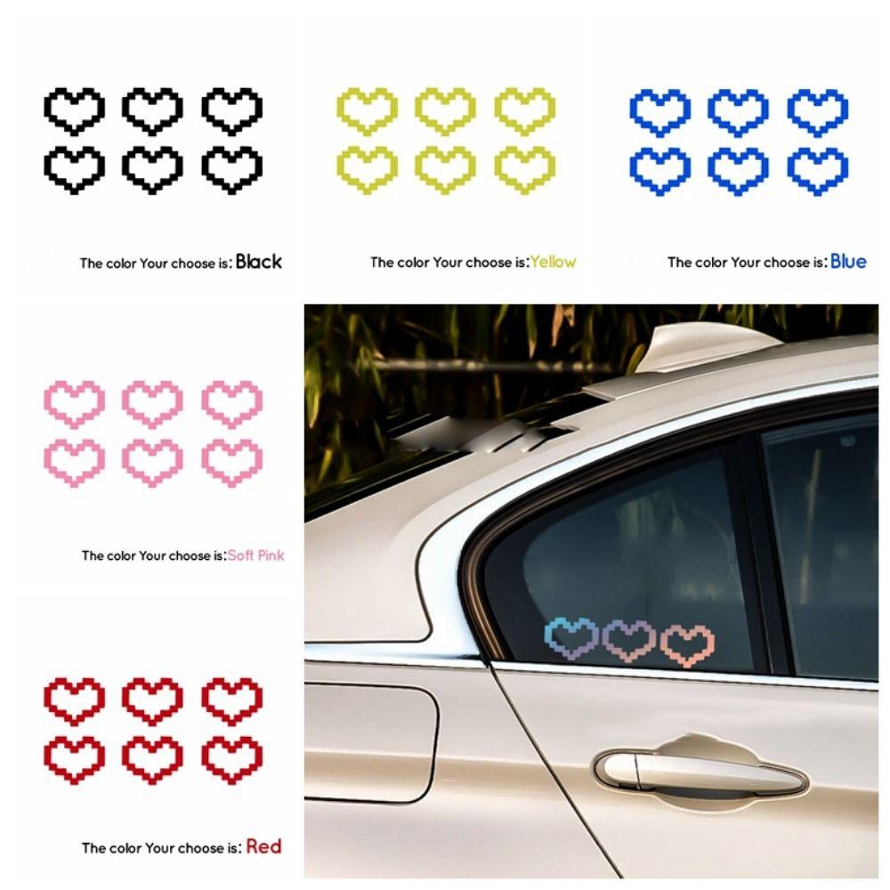 Self-adhesive Mosaic Love Car Sticker Car Heart Sticker For Car/Laptop/Window/Motorcycle