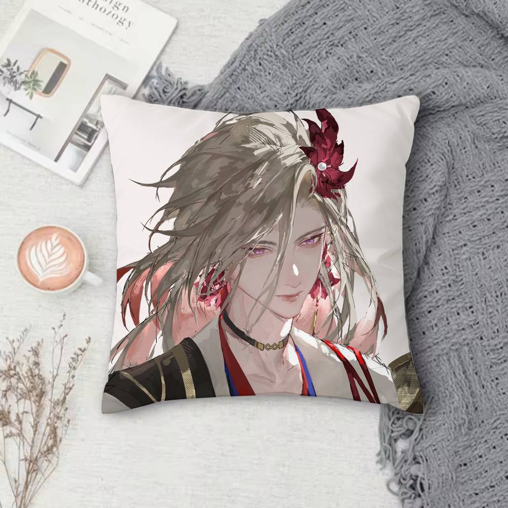 Code Kite Anime Character Doublesided Printed Square Pillow Cover Decorative Cushion Cover for Sofa Bedroom Bedside