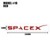 3D ABS Logo Letters Car Trunk Fender Side Badge Decal For Tesla Model Y Model S Model 3 Model X Space X Emblem Sticker Accessory