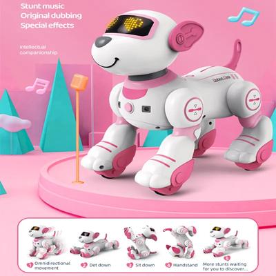 RC робот электронная собака робот собака трюковая ходячая танцевальная игрушка интеллектуальный сенсорный пульт дистанционного управления электрический питомец для детских игрушек
