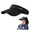 Sun Visor for UV Wide UV Sun Elastic Size Free [Weuiean] Women, Protection, Men's Cap, Brim, Hat, Protection, Protection, Cord, Adjustment, Unisex,