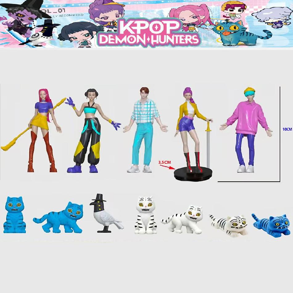 4 стиля K-pop Охотники на демонов Фигурка Игрушка Derpys Tiger Rumi Mira Zoey Sussy Фигурка Кукла Для фанатов Подарок Коллекция Модель