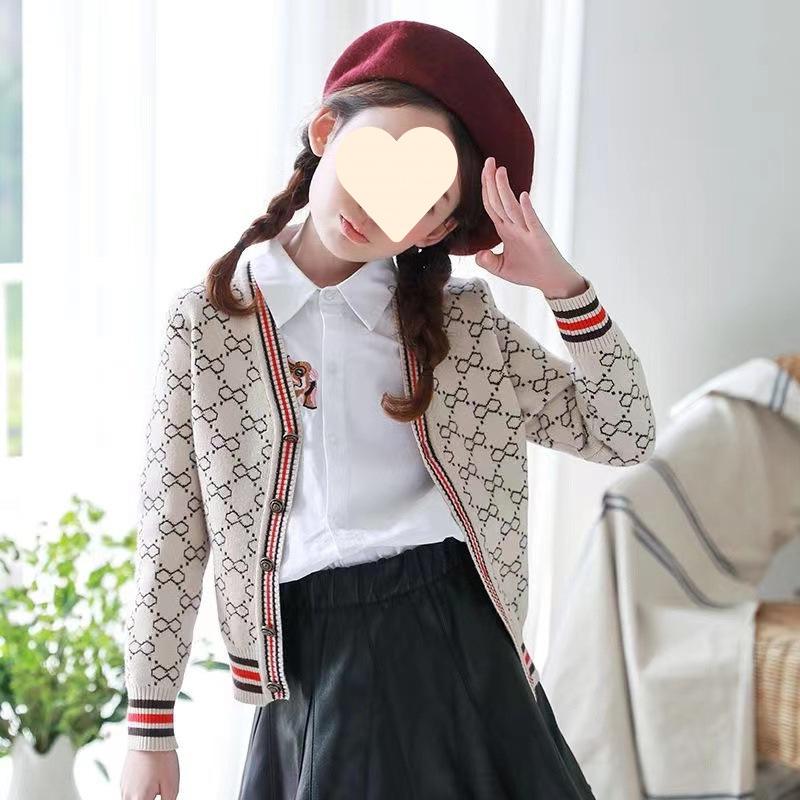 Boys Girls Knit Sweater Single Top / 2Pcs Set Soft Knitted Fabric Warm Children Casual Outfit For Daily Wear