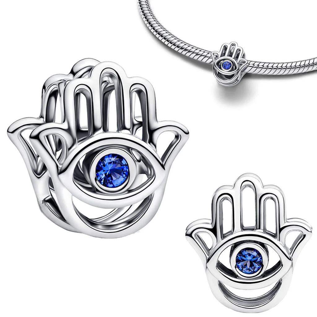 Аутентичные Медные Золотистые Круглые Шармы Лошадь Лев Замок Бусины Браслет Ожерелья Женский Рождество Хэллоуин DIY Подарок