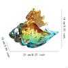 Conch Figurine Glass Art Piece for Home Office And Living