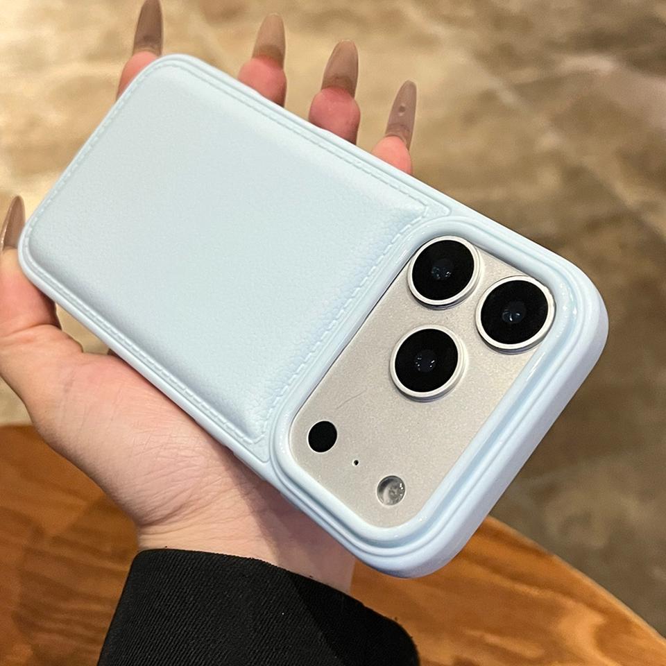 Кожаный силиконовый чехол для телефона для iPhone 17 Air 11 12 13 14 15 16 17 Pro Max Plus 12 13 Mini Candy Мягкий противоударный защитный чехол