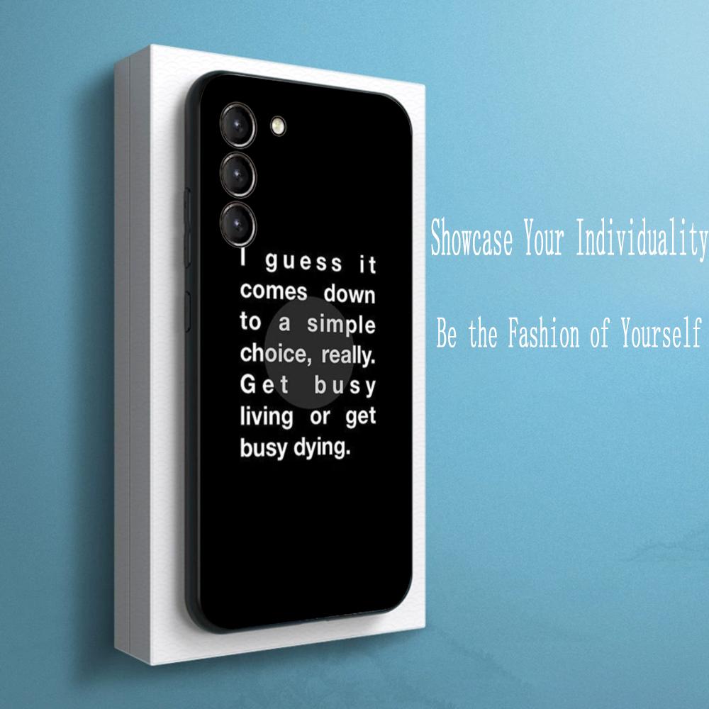Classic movie poster Shawshank pattern Phone Case For Samsung Galaxy S26 S25 S24 S23 S22 S21 Plus Ultra Note20 Soft Black