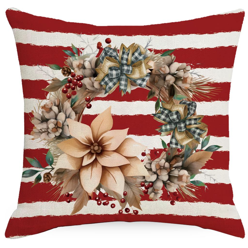 New Christmas Pillowcase Living Room Sofa Bedroom Cushion Home Decoration Sofa Cushion Cover