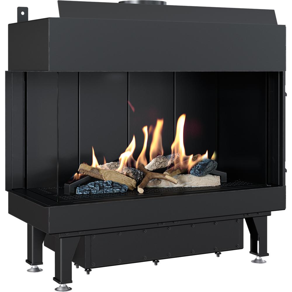 Газовый камин KRATKI LEO 70 левосторонний пропан FI 100/150 4,8 кВт