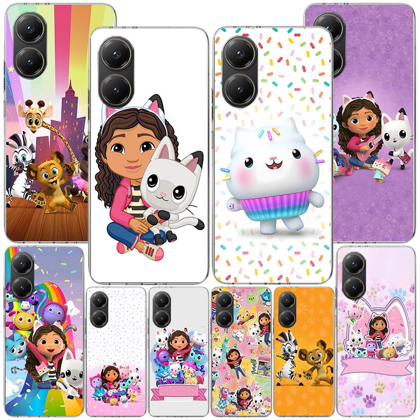 Мультяшный чехол для телефона Gabby's Dollhouse для Xiaomi Poco X7 X6 X5 Pro F7 Ultra Redmi 15C 15 13C 13 12C 12 10 10A 10C 9 9A 9C 9T