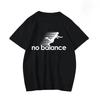 2026 Summer No Balance New Print T-Shirt, Casual Fashion Cotton Top, Men's and Women's Same Style, Sports Y2K Harajuku T-Shirt