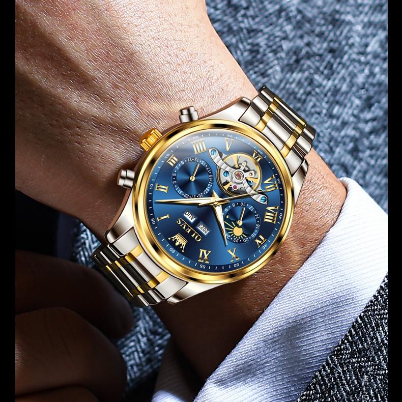 OLEVS New Multi-functional Mechanical Watch Automatic Business Trend Waterproof Men's Watch Men's Watch