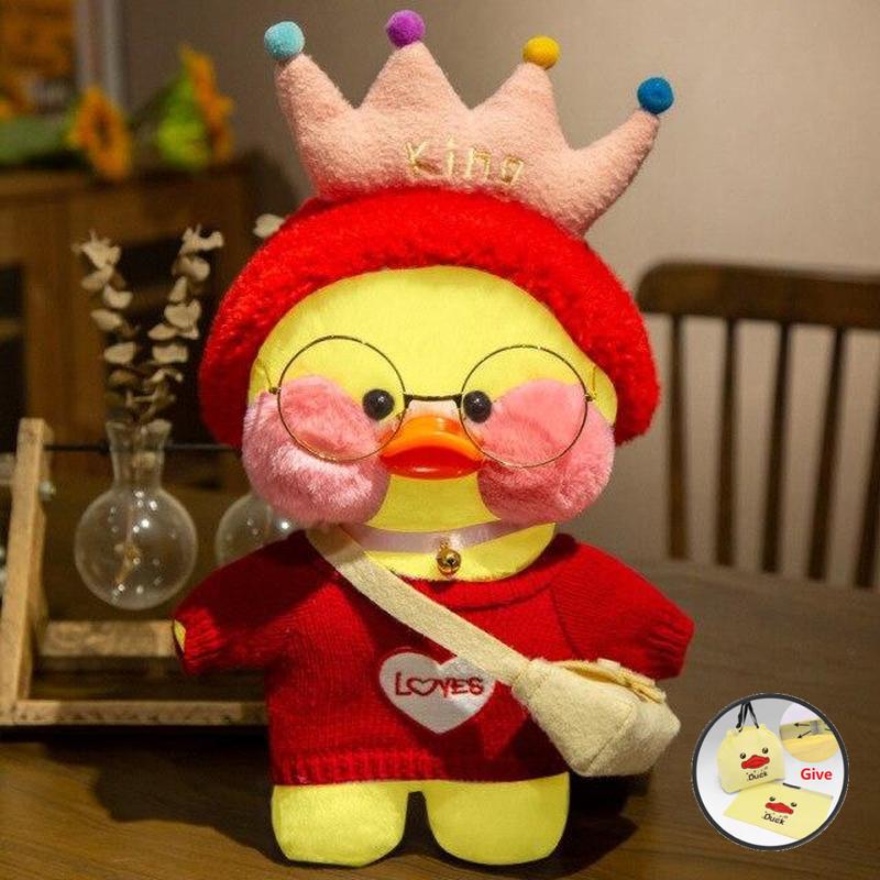 Kawaii 30 см Plushie Lalafanfan желтая утка животное плюшевые мягкие игрушки для девочек детская милая кукла подарок на день рождения/Рождество
