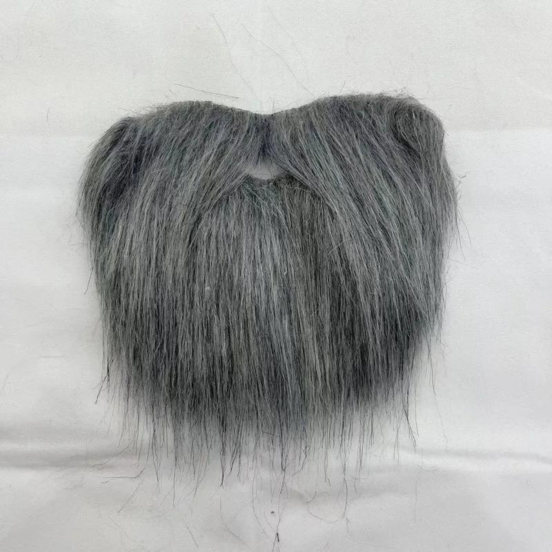 1 шт. Унисекс Карнавальная накладная борода Хэллоуин Костюм Вечеринка Волосы на лице Усы Парик Смешные Фестивальные Рождественские Принадлежности Реквизит для Выпускного